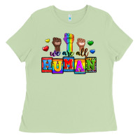 Matcha we are all human Ladies Tee - Zillion Design Studio