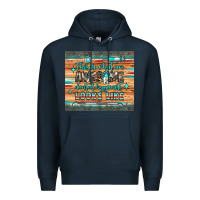 Navy this is what an awesome dental hygienist looks like Premium Hoodie - JahusDesignShop