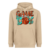 Mushroom Game day leopard basketball Heavyweight Hoodie - NancyCooperArtShop