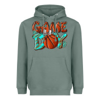 Sage Game day leopard basketball Heavyweight Hoodie - NancyCooperArtShop