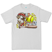 Dove Grey three up down softball Premium Tee - RacoonDesign