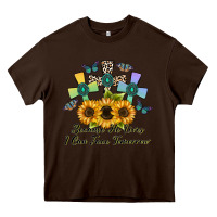 Chocolate Brown because he lives i can face tomorrow Heavy Core Tee - CowhideDigitalArt