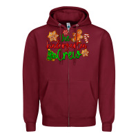 Burgundy the kindergarten crew Zipper Hoodie - LillyAllenDesigns