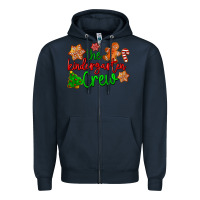 Navy the kindergarten crew Zipper Hoodie - LillyAllenDesigns