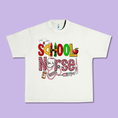 School Nurse Urban Heavy Tee Designed By Lillyallendesigns