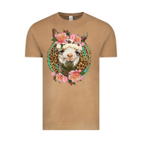 Vintage Camel western llama and roses Vintage Tee - LillyAllenDesigns