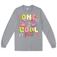 Heather Grey one cool girl Long Sleeve Tee - MaliasSmallBusiness