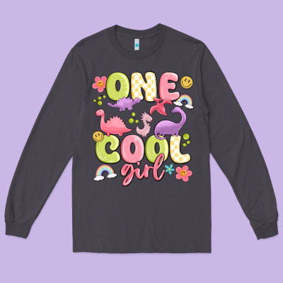 One Cool Girl Long Sleeve Tee Designed By Maliassmallbusiness