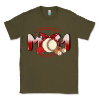 Army Green baseball mom Classic Tee - MaliasSmallBusiness