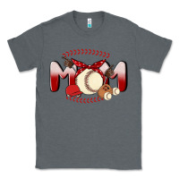 Charcoal Heather baseball mom Classic Tee - MaliasSmallBusiness