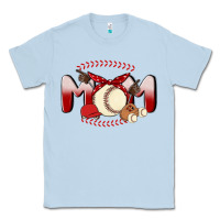 Dusty Blue baseball mom Classic Tee - MaliasSmallBusiness