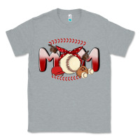 Heather Grey baseball mom Classic Tee - MaliasSmallBusiness