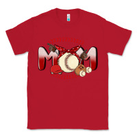 Red baseball mom Classic Tee - MaliasSmallBusiness