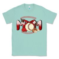 Seafoam baseball mom Classic Tee - MaliasSmallBusiness