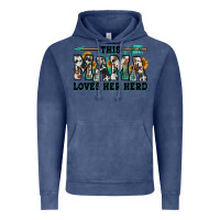 Vintage Denim this mama loves her herd goats Vintage Hoodie - Jasminsmagicworld