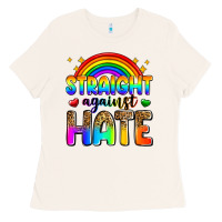 Bone straight against hate Ladies Tee - Zillion Design Studio