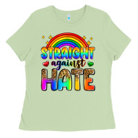 Matcha straight against hate Ladies Tee - Zillion Design Studio