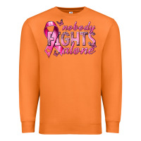 Carrot nobody fights alone cancer Premium Sweatshirt - NancyCooperArtShop