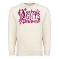 Sandshell nobody fights alone cancer Premium Sweatshirt - NancyCooperArtShop