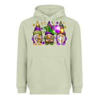 Matcha Mardi Gras gnomes Heavyweight Hoodie - NancyCooperArtShop