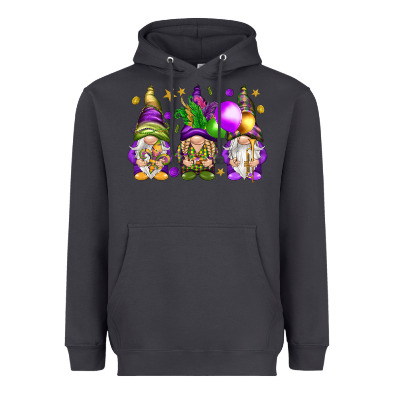 Mardi Gras Gnomes Heavyweight Hoodie by NancyCooperArtShop | Teevron