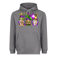 Storm Mardi Gras gnomes Heavyweight Hoodie - NancyCooperArtShop