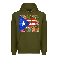 Army Green mexico and puerto rico tumbler tbs Premium Hoodie - TumblerDesignByShophia