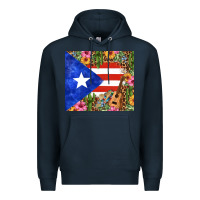 Navy mexico and puerto rico tumbler tbs Premium Hoodie - TumblerDesignByShophia