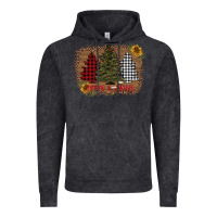 Vintage Black merry and bright with tree's Vintage Hoodie - AdoDesignShop