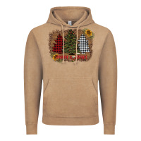 Vintage Coffee merry and bright with tree's Vintage Hoodie - AdoDesignShop