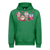 Emerald valentines day coffee cups Urban Hoodie - OliviaCreatesArt
