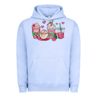 Pigment Grape Ice valentines day coffee cups Urban Hoodie - OliviaCreatesArt
