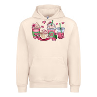 Sandshell valentines day coffee cups Urban Hoodie - OliviaCreatesArt
