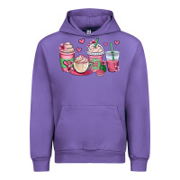 Tulip valentines day coffee cups Urban Hoodie - OliviaCreatesArt