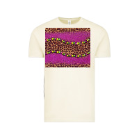 Vintage Arctic mardi gras  leopard pink glitter bead Vintage Tee - BarkalooDesign