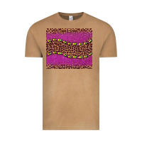Vintage Camel mardi gras  leopard pink glitter bead Vintage Tee - BarkalooDesign