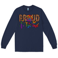 Navy proud to be me Long Sleeve Tee - JahusDesignShop