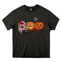 Asphalt boo Heavy Core Tee - CowhideDigitalArt