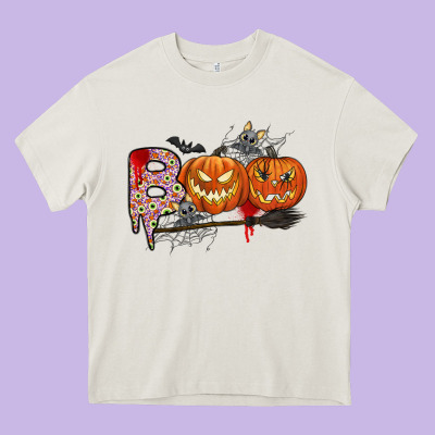 Boo Heavy Core Tee Designed By Cowhidedigitalart