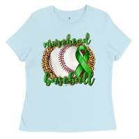 Baby Blue Morehead Baseball Liver Cancer Ladies Tee - texasbilliewilder