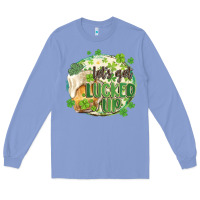Colony Blue let's get lucked up Long Sleeve Tee - MaliasSmallBusiness