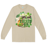 Mushroom let's get lucked up Long Sleeve Tee - MaliasSmallBusiness