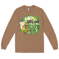 Toasted Coconut let's get lucked up Long Sleeve Tee - MaliasSmallBusiness