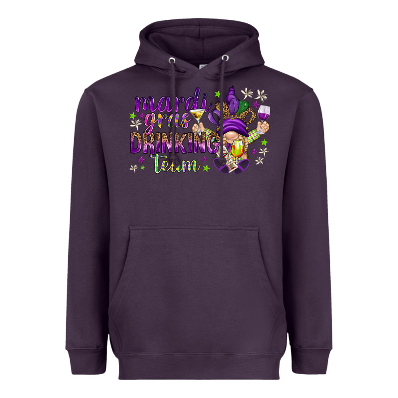 Mardi Gras Day Nurse Heavyweight Hoodie by NancyCooperArtShop | Teevron