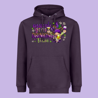 Mardi Gras Day Nurse Heavyweight Hoodie Designed By Nancycooperartshop