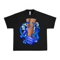 Black colon cancer heels Urban Heavy Tee - NancyCooperArtShop