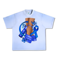 Grape Ice colon cancer heels Urban Heavy Tee - NancyCooperArtShop