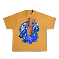 Peanut Butter colon cancer heels Urban Heavy Tee - NancyCooperArtShop