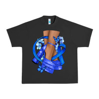 Pigment Black colon cancer heels Urban Heavy Tee - NancyCooperArtShop