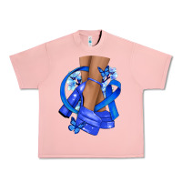 Salmon colon cancer heels Urban Heavy Tee - NancyCooperArtShop